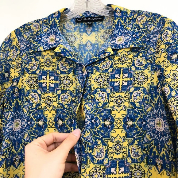 For Love and Lemons Geneva Geometric Bohemian V Neck Long Sleeve Maxi Dress XS - Picture 7 of 11